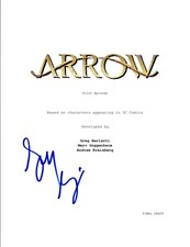 Greg Berlanti Signed Autographed ARROW Pilot Episode Script COA VD
