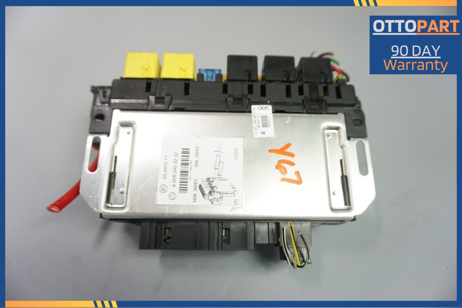 03-12 Mercedes R230 SL500 SL55 SLR Front Left SAM Fuse Box Control Module OEM