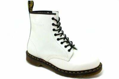 Dr Martens 8 Loch  1460 Made in MIE 12285100 White Doc 