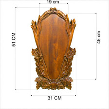 Trophy board for deer, roe deer, bucks, fallow deerK1-45R.