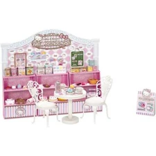 New Licca-chan Hello Kitty Sweets Cafe F/S from Japan Takara Tomy