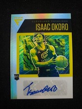 2020-21 Panini Flux Issac Okoro Silver Prizm RC(Rookie)Auto Cleveland Cavs📈