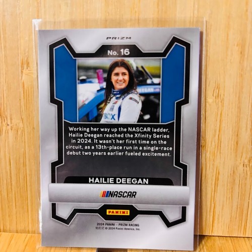 Hailie Deegan 2024 Panini Prizm Racing #16 Base Silver Nascar - Picture 2 of 2