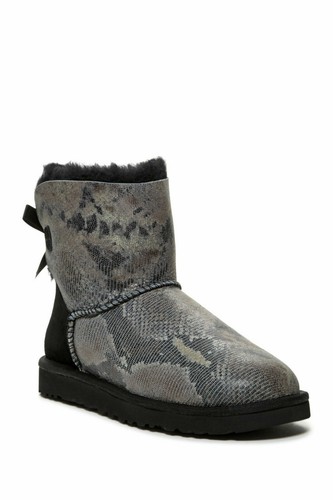 snakeskin uggs with bows