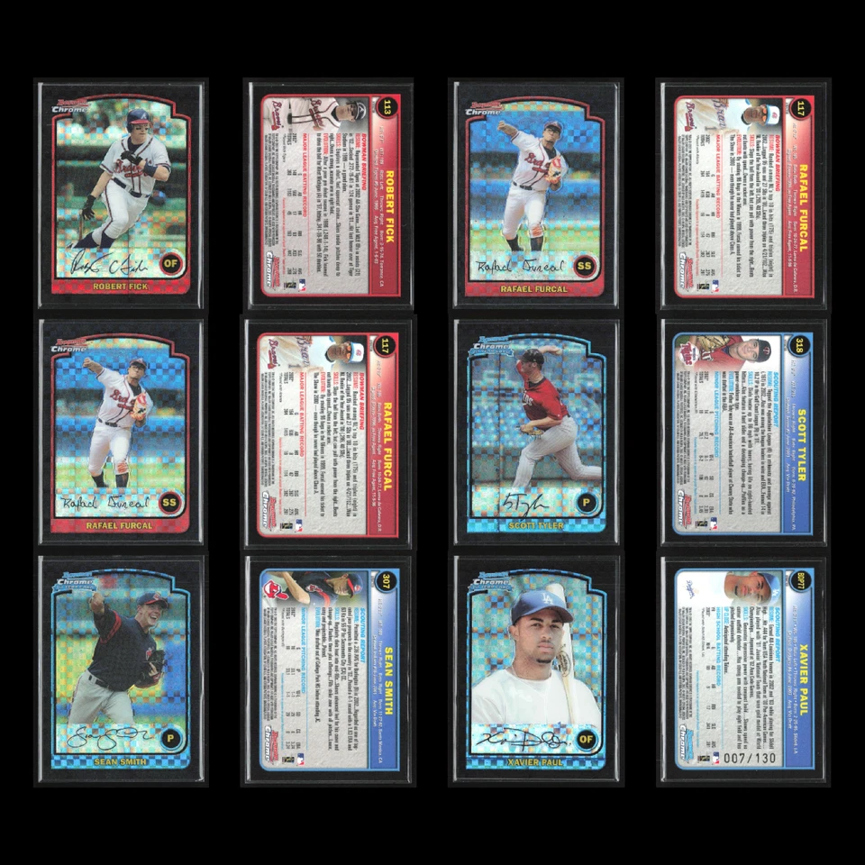 Bowman Chrome Serial #'d Lot 50 Baseball Cards NM MLB Bulk Dealer Wholesale - Image 4 of 4