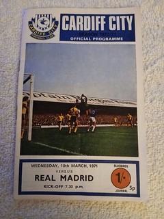 Cardiff City v Real Madrid 1971 Famous Cup Winners Cup Win at Ninian Park