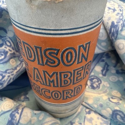 Antique Blue Amberol Cylinder Record 9705 Honey Boy Medley