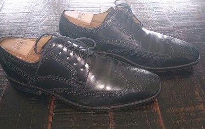 Cole Haan NikeAir Mens Size 11 M Black Leather Wingtip 