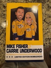 Carrie Underwood & Mike Fisher Bobblehead Nashville Predators Bobble Head