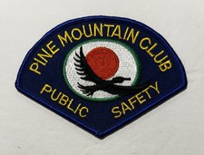 CALIFORNIA CA PINE MOUNTAIN CLUB PUBLIC SAFETY DEPT PATCH KERN COUNTY #PDD15