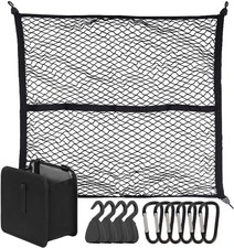 Truck Bed Cargo Net 4'x4' Expandable to 8'x8' | Heavy Duty Elastic Cargo Net for