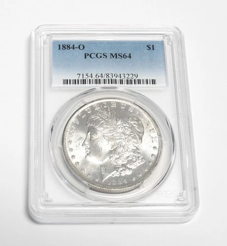 1884-O Morgan Dollar PCGS MS64 - Nice White Coin