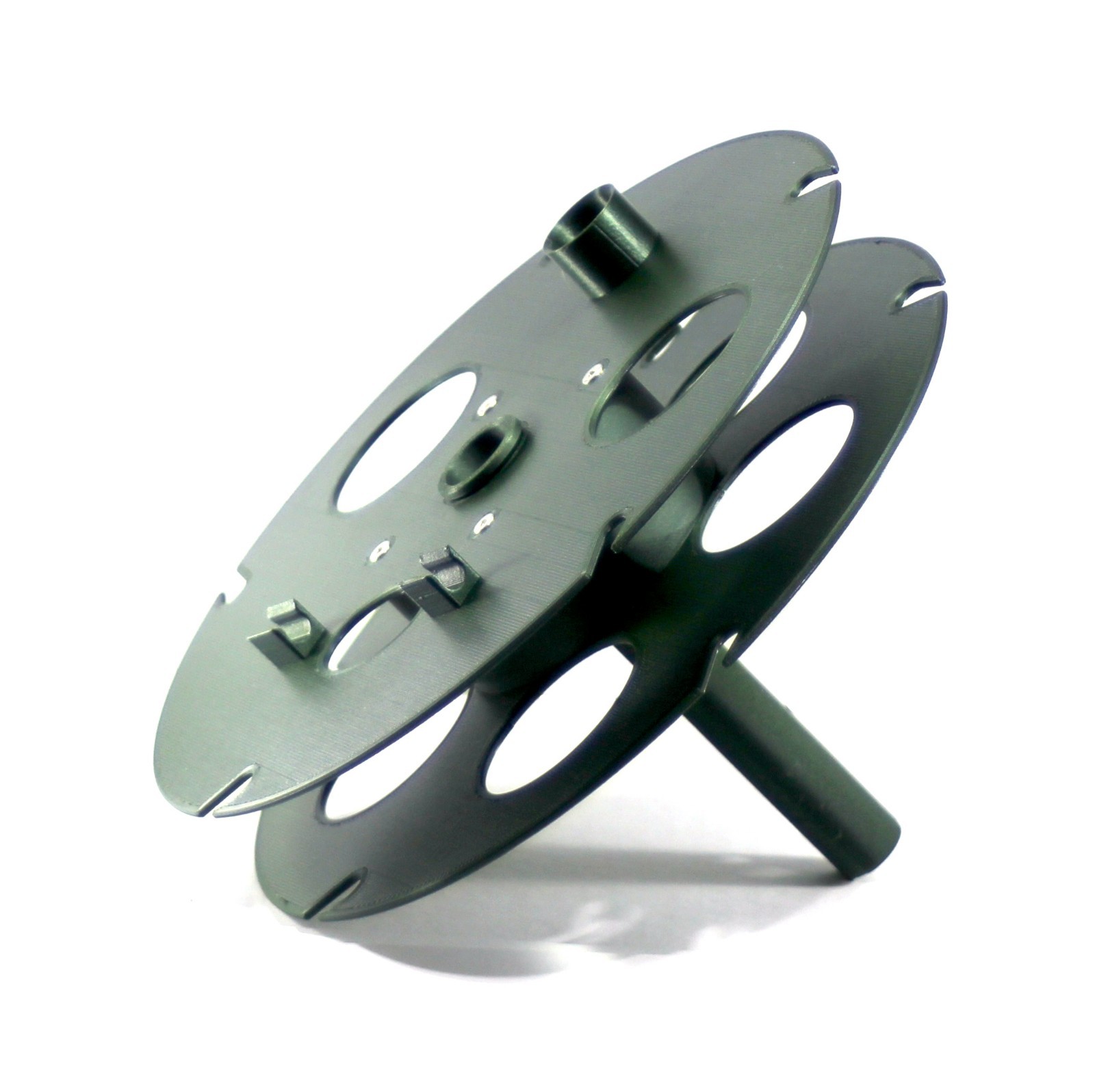 RG-8X coax winder reel for field use - 8" diameter - up to 7