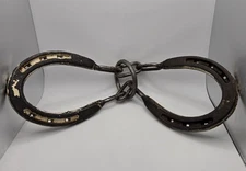 Vintage Diamond Classic Metal Horseshoe Ring Puzzle Brain Teezer Game ~ 000PL 🐎