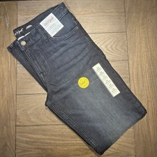 Cat & Jack Straight Leg Dark Blue Stretch Adjustable Waist Jeans Kids Sz 18 NWT