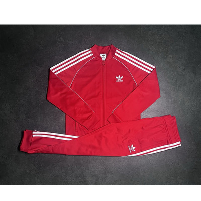 Adidas Originals Trainingsanzug Rot Gr.Xs Vintage Tracksuit 3 Streifen Y2K 