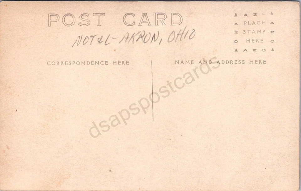 K11/Akron Ohio RPPC Postal c1910 Trolley Tranvía Granero NO&L 90 Foto 2 de 4