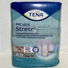 Tena Proskin Stretch L/XL G/TG G/XG 41”-64” Ultra 36 Count