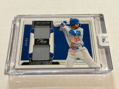 2024 Panini Three & Two Joendry Vargas 20/49 Prospect Dual Jersey Dodgers SP ZC1
