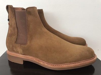 Size 11.5 Mens Allen Edmonds Denali Brown Suede Chelsea Boots Crepe Sole