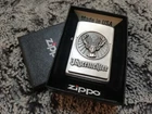 VTG RARE 2010 ZIPPO LIGHTER ADVERTISING JAGERMEISTER LIQUEUR LOGO PEWTER EMBLEM