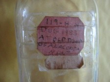 Glass Flask from Anaconda, Montana