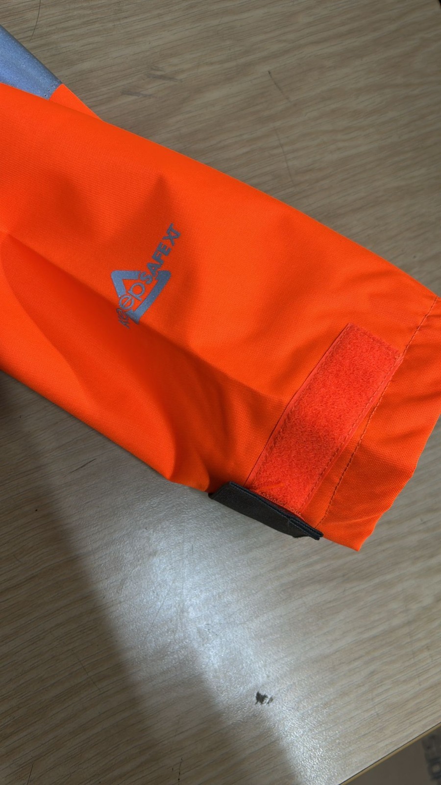 KeepSAFE XT Giacca Tempesta Impermeabile Traspirante Alta Visibilità Binario Arancione foto 6