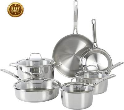 Sur La Table Kitchen Essentials Chef'S Deck 10 Piece Stainless Steel Non Toxic P