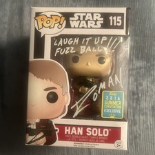 David Angelo Roman Twice Signed Han Solo Funk...