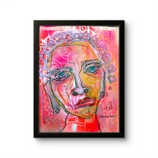 11"x14" Modern Abstract Paper Original Art Expressionism   Home Art