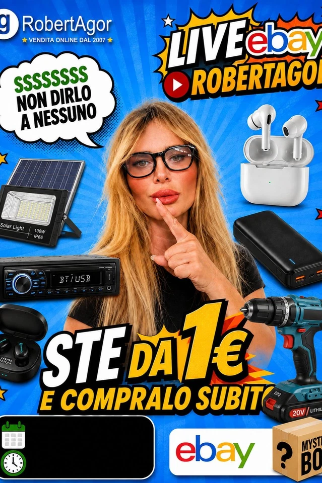 🔴5 DAYS OF DEALS BLACK FRIDAY ORE 17:00! 🤫 ASTE DA 1€ E COMPRALO SUBITO🔥