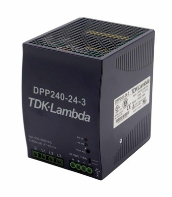 TDK-Lambda DPP240-24-3 3PH 400-500VAC 0,85A 47-63Hz 24VDC 240W Netzteil -unused-