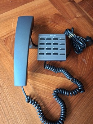 Kirk Lotus Wall Telephone Danish Jacob Jensen Design Grey Metallic No 2320006009