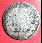 1875 US Seated LIBERTY SILVER Dime! "Philadelphia" Mint! Old US Coin!