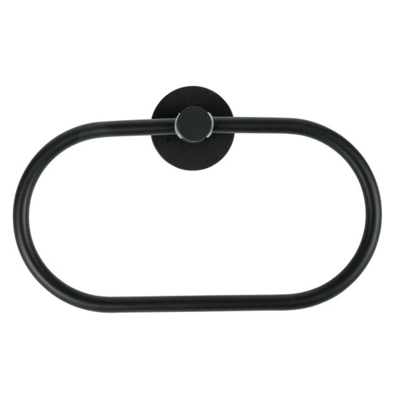 Nero Handtuchring in Schwarz - Selbstklebender Handtuchhalter aus Edelstahl 2890₽