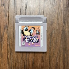 Mario's Picross (Nintendo Game Boy, 1995) - Authentic Cartridge Only - TESTED