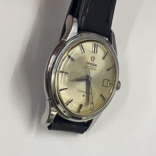 Omega Constellation Ref.14777-61 Sc Cal.561 Date Automatique Montre Hommes - Photo 4 sur 10
