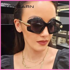 New Oversized Vintage Heterotypic Sunglasses Women For Men Sun Glasses Luxury...