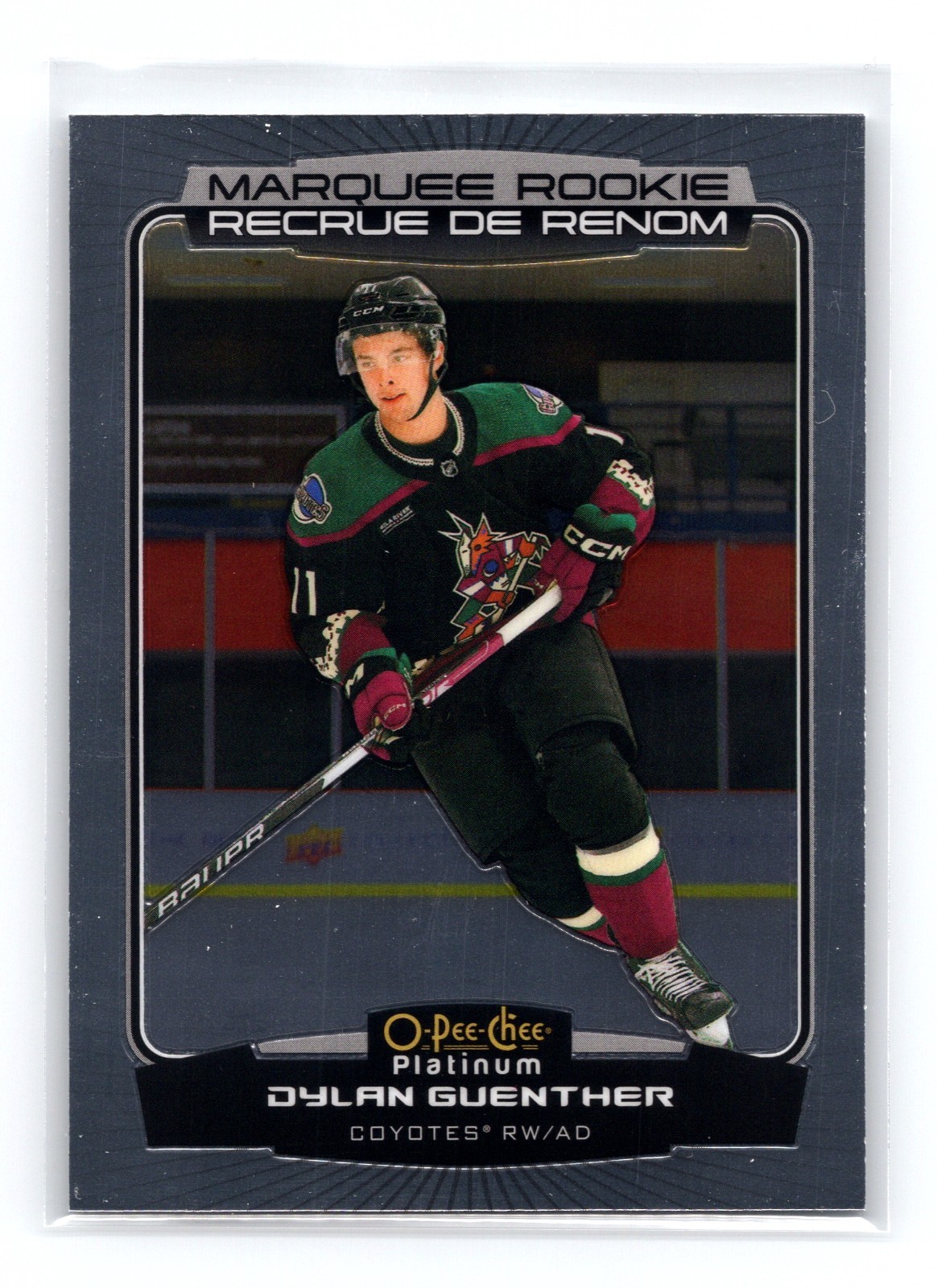 2022-23 O-Pee-Chee OPC Platinum Rookie RC #298 Dylan Guenther