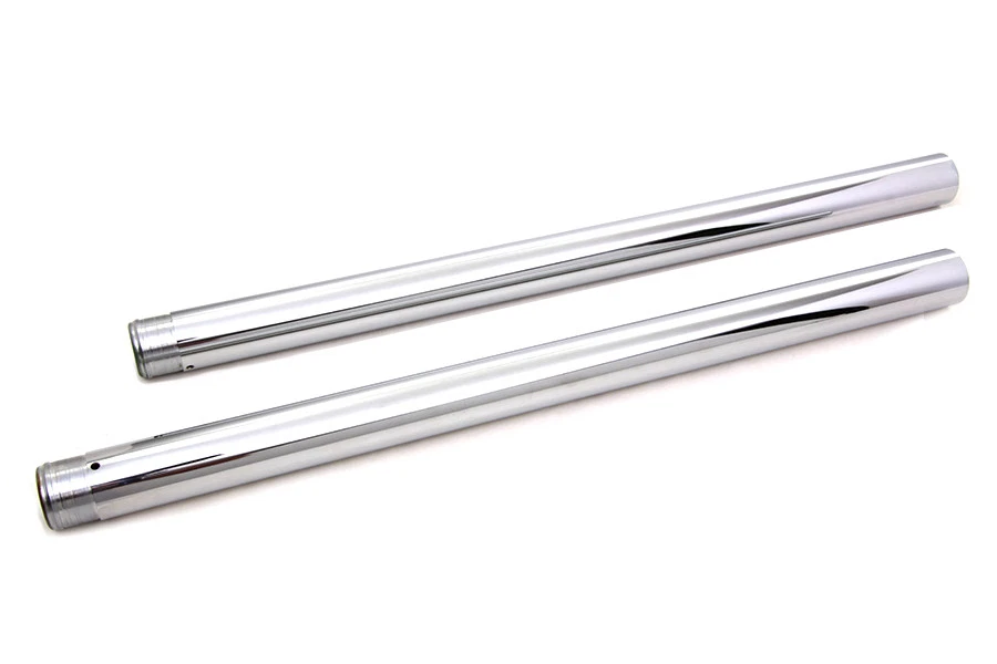 Chrome Fork Tube Set 2 inch Over Stock fits Harley Davidson - Image 2 of 4