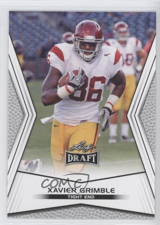 2014 Leaf Draft Xavier Grimble #63 Rookie RC 0j6