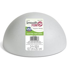 FloraCraft SmoothFoM Hollow Half Ball Bulk Pack-9.9"X5"
