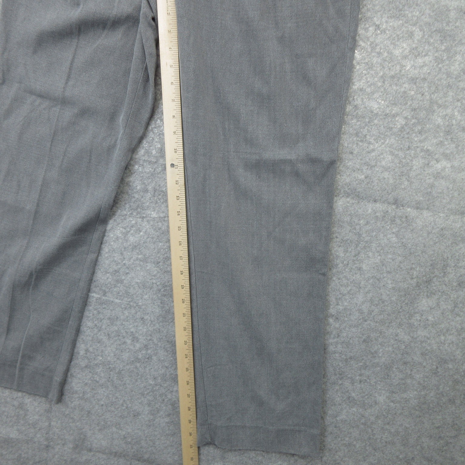 Tommy Bahama Pants Mens 35x31 Gray Havana Herringbone Silk Cotton Dress Pleated