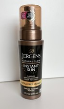 Jergens Natural Glow Instant Sun Sunless Tanning Mouse, Ultra Deep Bronze, 6 oz