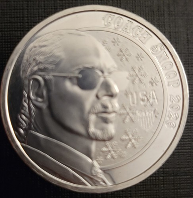 #ad #ad Snoop Dogg United States Olympic Team Half Troy Ounce Silver Round 0.999 Fine $52.00