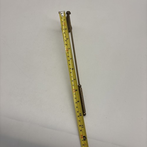 Vintage brass candle snuffer Andrea by Sadek made in Taiwan rotating With 10” - Picture 7 of 8