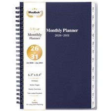 2026-2031 Monthly Planner/Calendar - Jul. 2026 - Jun. 2031, 5 Year Monthly Plann