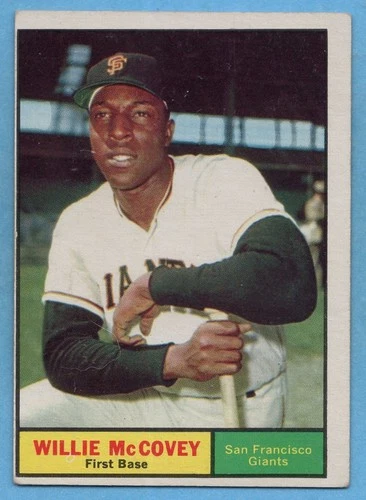 1961 Topps #517 Willie McCovey VG-VGEX San Francisco Giants HOF A9306