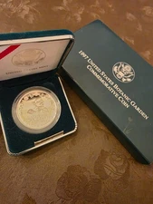 1997 United States Botanic Garden Commemorative Coin Silver Dollar