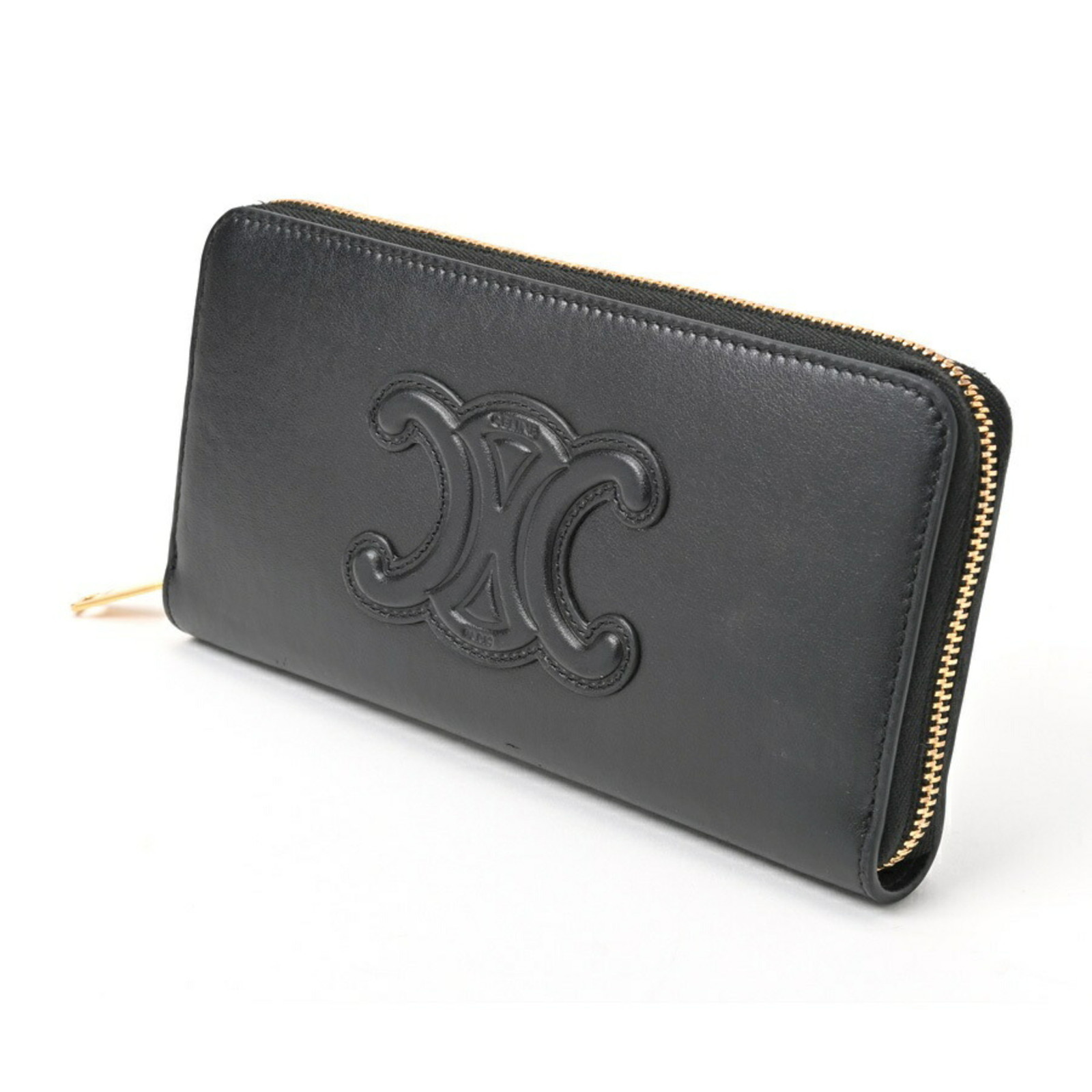 CELINE Cuir Triomphe Large Zip Wallet 10K543DR8.38NO Smooth CELINE Cuir Triomphe Large Zip Wallet 10K543DR8.38NO Smooth